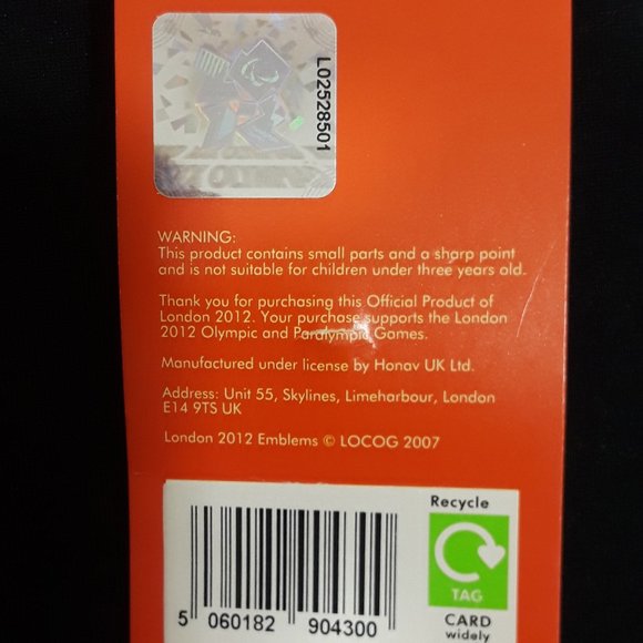 London 2012 Olympic Games 500 Days Countdown Pin - Picture 2 of 2